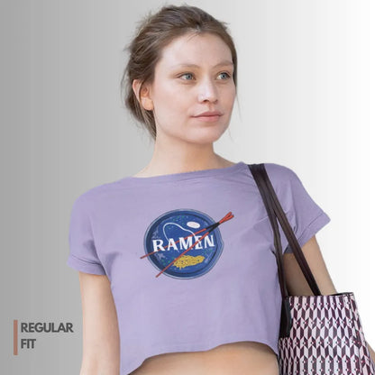 Ramen : Lavender Crop Top