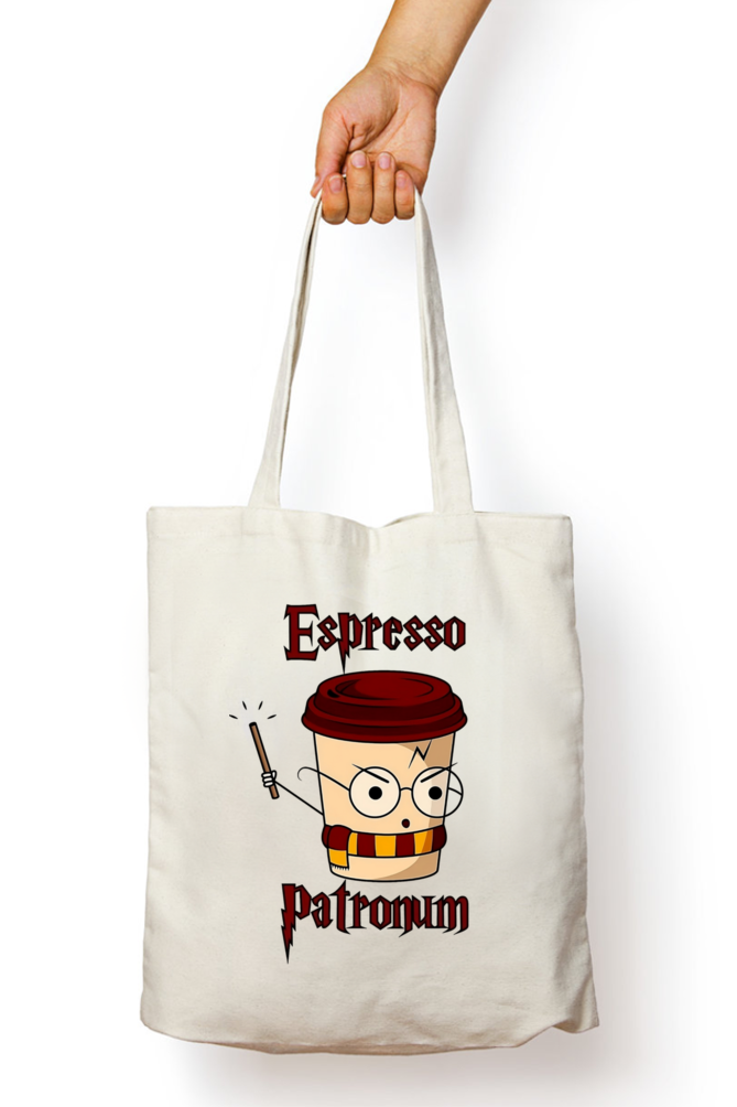 Espresso Patronium: Tote Bag with Zipper