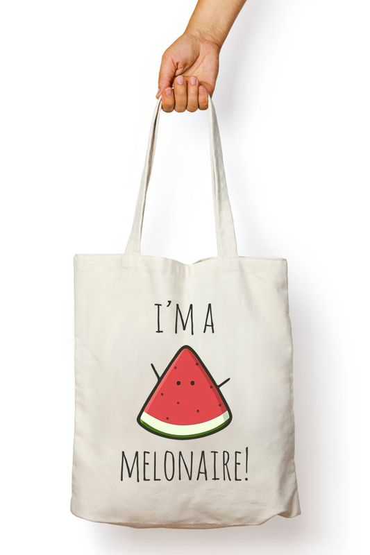 Melonaire: Tote Bag with Zipper