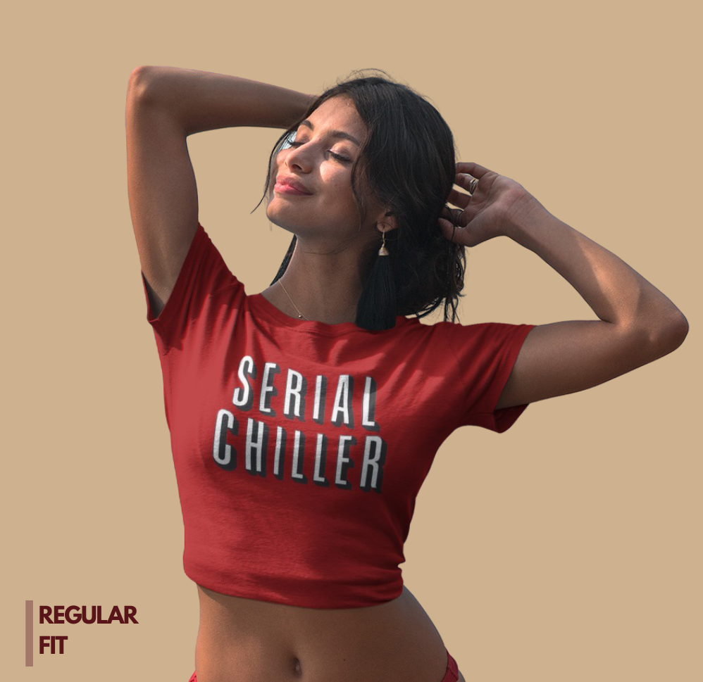 Chiller : Red Crop Top