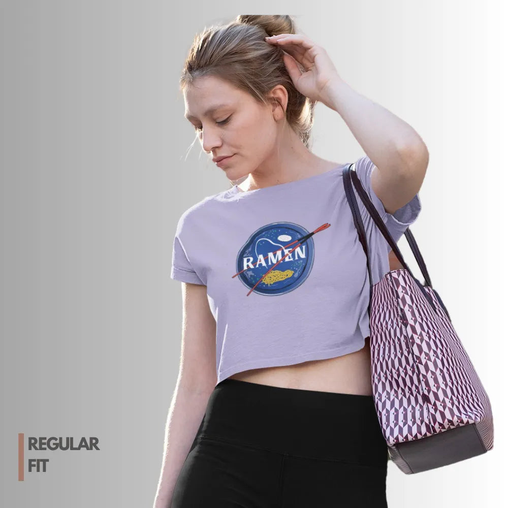 Ramen : Lavender Crop Top