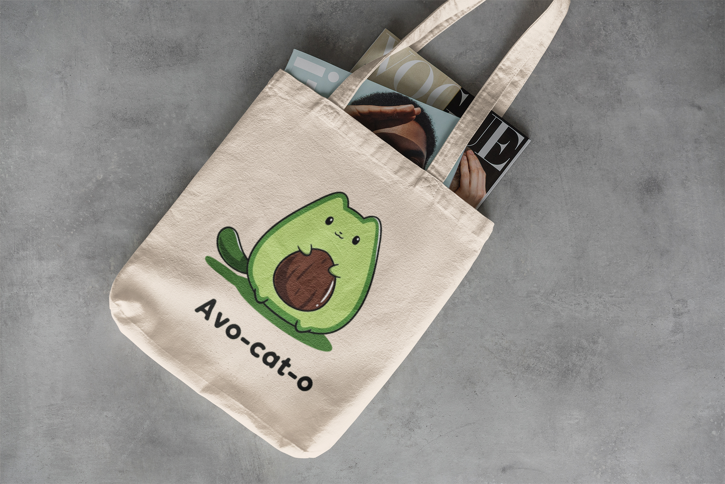 Avacato: Tote Bag with Zipper