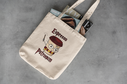 Espresso Patronium: Tote Bag with Zipper