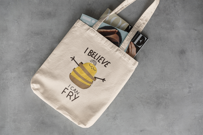 Fry me: Tote Bag with Zipper