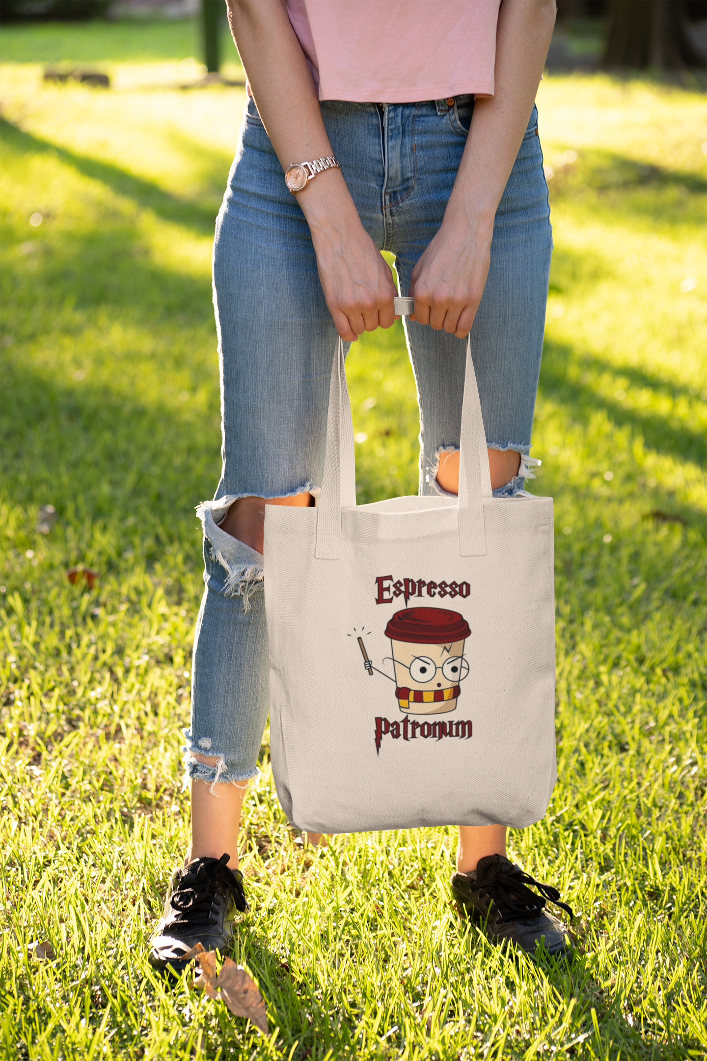 Espresso Patronium: Tote Bag with Zipper