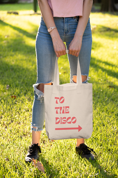 Disco Night: Tote Bag with Zipper