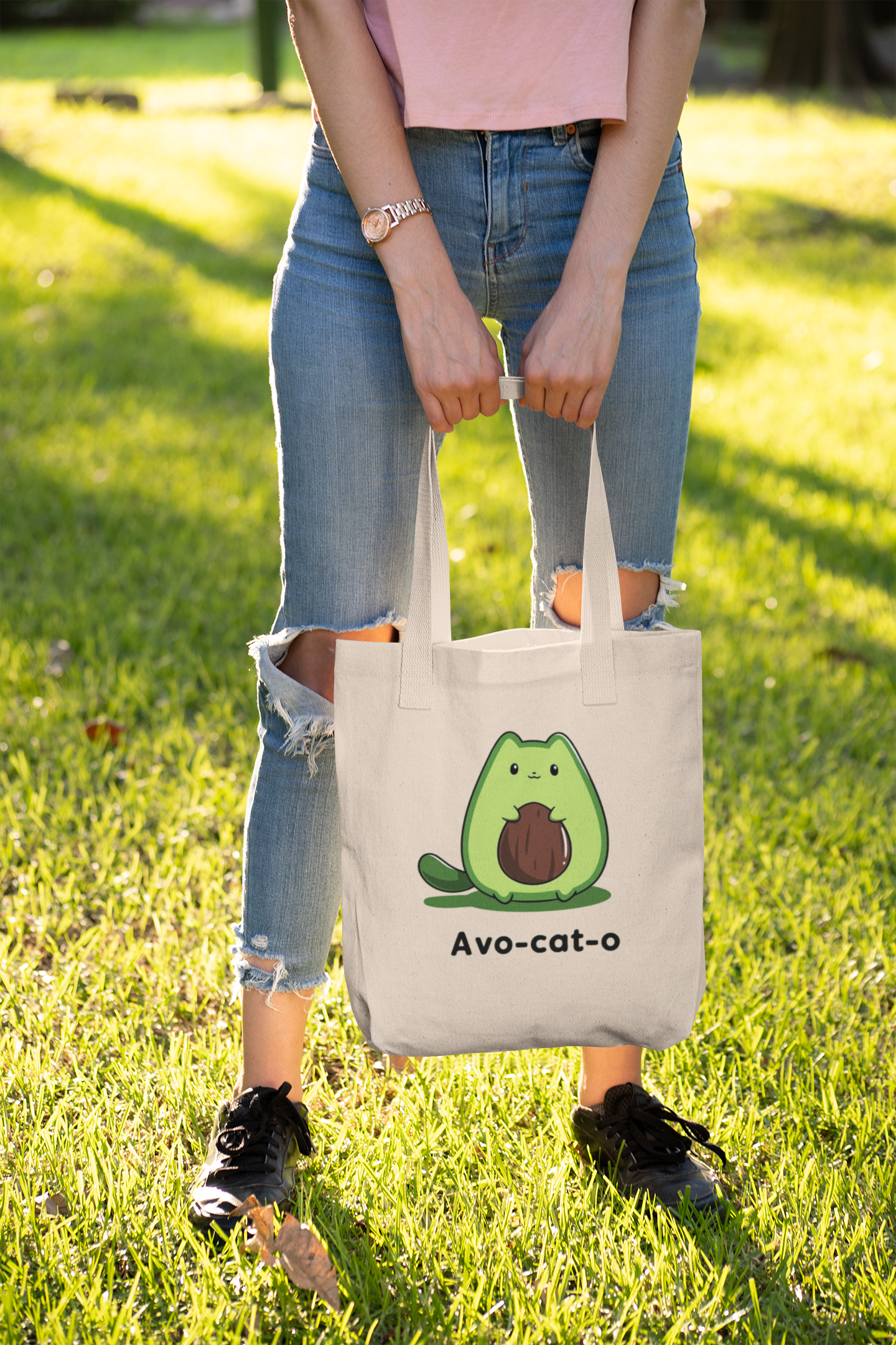 Avacato: Tote Bag with Zipper