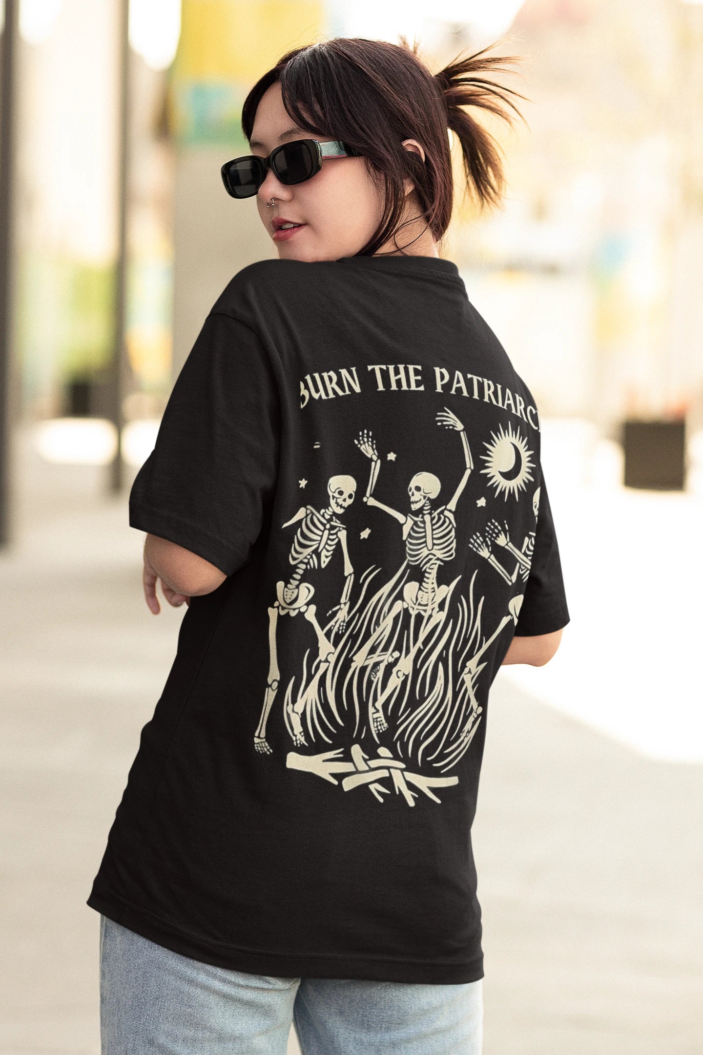 Burn the Patriarchy: Premium Terry T-Shirt